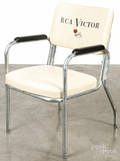 RCA Victor vinyl studio chair