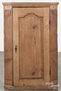 Pine hanging corner cupboard