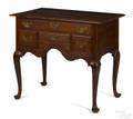 New England Queen Anne cherry dressing table ca 1765