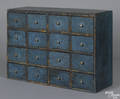 Pennsylvania painted poplar apothecary cupboard 19th c