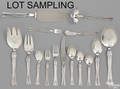 Danish sterling silver flatware service by Frigast in the Queen Christina pattern