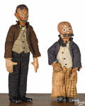 Swiss Bucherer metal ball jointed Mutt and Jeff Saba figures