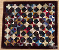 Silk courthouse steps quilt