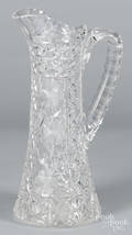 Brilliant cut glass pitcher