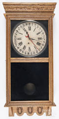 Ingraham oak wall clock