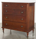 Pennsylvania Sheraton cherry chest of drawers