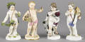 Meissen porcelain four seasons figures 19th c