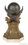 French bronze shelf clock