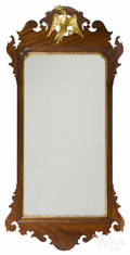 Chippendale style mahogany looking glass