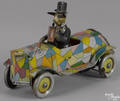 Distler tin lithograph windup Uncle Wiggily Crazy Car