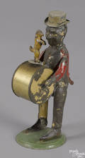 Gunthermann hand painted tin clockwork drummer