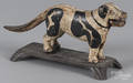 Painted cast iron dog nut cracker