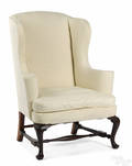 Frank Auspitz York Pennsylvania Queen Anne style maple easy chair