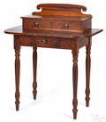New England Sheraton painted pine dressing table ca 1820