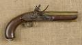 Modern reproduction flintlock pistol