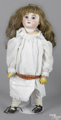 French Jules Steiner bisque head doll late 19thearly 20th c