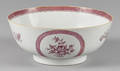 Chinese export porcelain punch bowl ca 1800