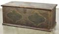 Pennsylvania painted poplar dower chest