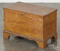 Miniature Pennsylvania painted poplar blanket chest