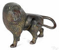 Cast iron lion doorstop late 19th c