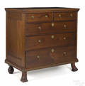 Pennsylvania William  Mary walnut chest of drawers ca 1730