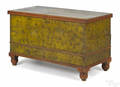 Pennsylvania painted pine blanket chest ca 1830