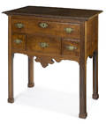 Rare Southern Chippendale walnut server ca 1770