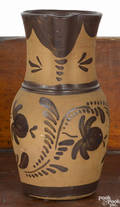 Western Pennsylvania tanware pitcher 19th c