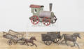 Three early American tin toys