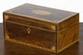 Hepplewhite mahogany tea caddy ca 1800