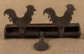 Cast iron rooster target