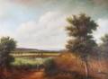 Debray Oil on Canvas Landscape Painting
