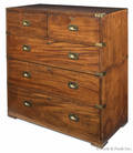 Camphor wood campaigning chest