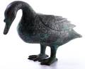 Bronze Duck Garden Statue
