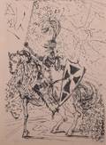 Salvador Dali El Cid Copper Impressed Etching