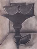 Rufino Tamayo Graphite Watermelons Still Life