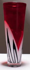 Art Glass Tall Vase