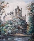E Cobos Alczar de Segovia Oil on Canvas
