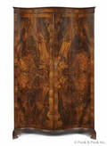 Mahogany veneer wardrobe