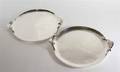 Two Mexican Silver Trays