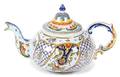 An Italian Faience Teapot