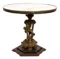 A Louis XVI Gilt Bronze Table