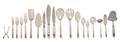 A Georg Jensen Sterling Flatware Service for Twelve