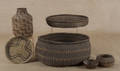 Four Native American basket items