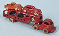 Hubley cast iron car carrier