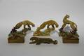 A Group of Six Haeger Pottery Leopard Articles