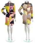 A Set of Two Multicolor Emilio Pucci Coats