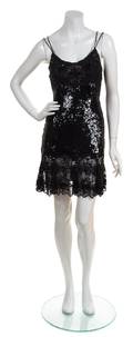 A Naeem Khan Black Beaded Dress