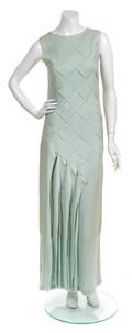 A Fendi Mint Sleeveless Knit Dress