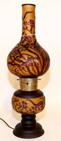 A French Cameo Glass Table Lamp